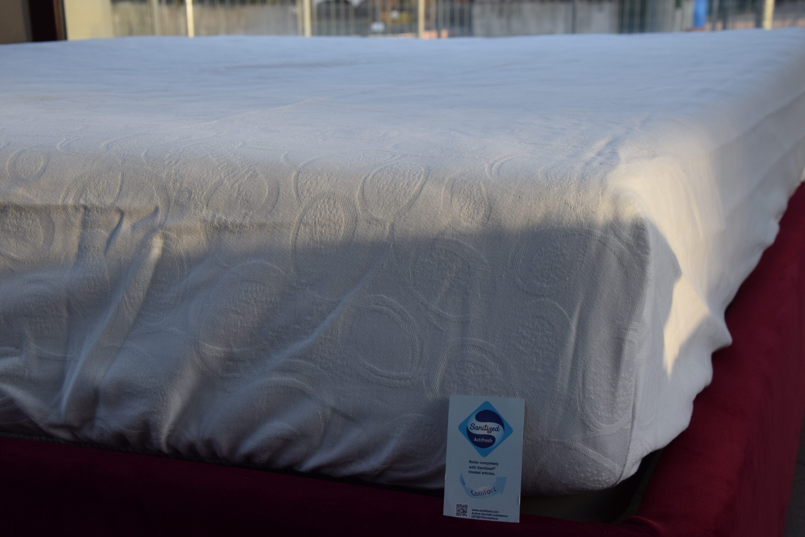 Coprimaterasso cappuccio Cotone SANITIZED